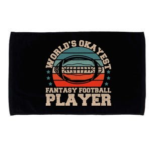 Worlds Okayest Fantasy Football Player Fantasy Football Microfiber Hand Towel