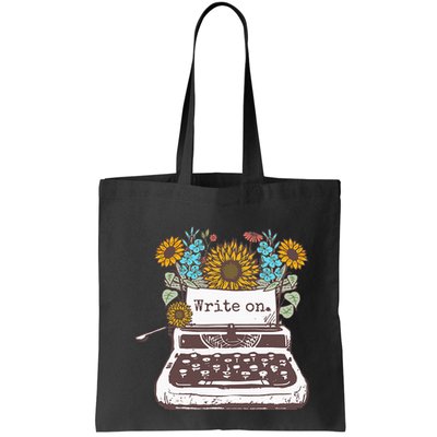 Write On Funny Novelty Vintage Typewriter For Writers Bag