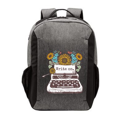 Write On Funny Novelty Vintage Typewriter For Writers Vector Backpack