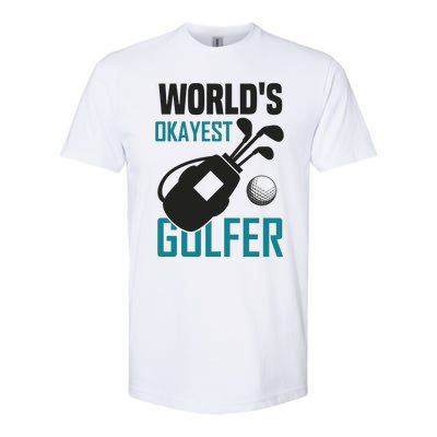 World's Okayest Golfer Softstyle CVC T-Shirt