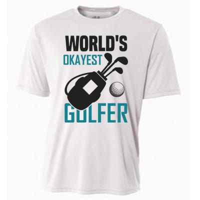 World's Okayest Golfer Cooling Performance Crew T-Shirt