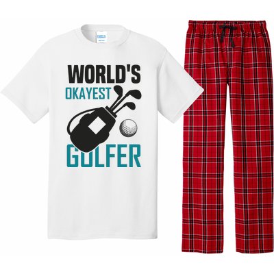 World's Okayest Golfer Pajama Set