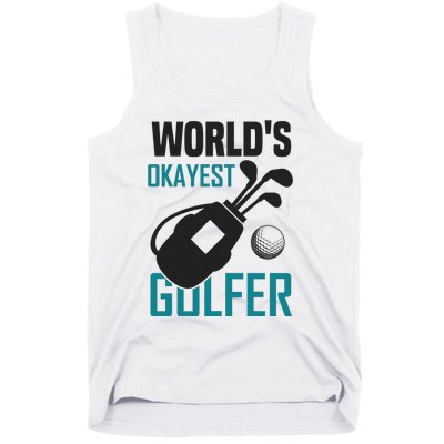 World's Okayest Golfer Tank Top