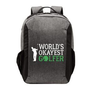 Worlds Okayest Golfer Golf Golfing Vector Backpack