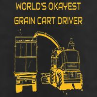 World's Okayest Grain Cart Driver  Fun Farming Cool Comfort Performance Bucket Hat