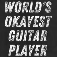 WorldS Okayest Guitar Player Funny Guitarist Guitar Lover Tumbler