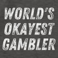 Worlds Okayest Gambler Funny Gambling Las Vegas Poker Player Vector Backpack