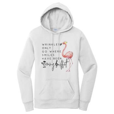 Wrinkles Only Go Where Smiles Have Been Memorial Women's Pullover Hoodie