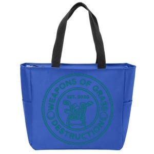 Weapons Of Grass Destruction Golf Funny Gift Dad Gift Zip Tote Bag