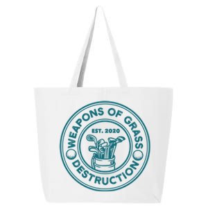 Weapons Of Grass Destruction Golf Funny Gift Dad Gift 25L Jumbo Tote