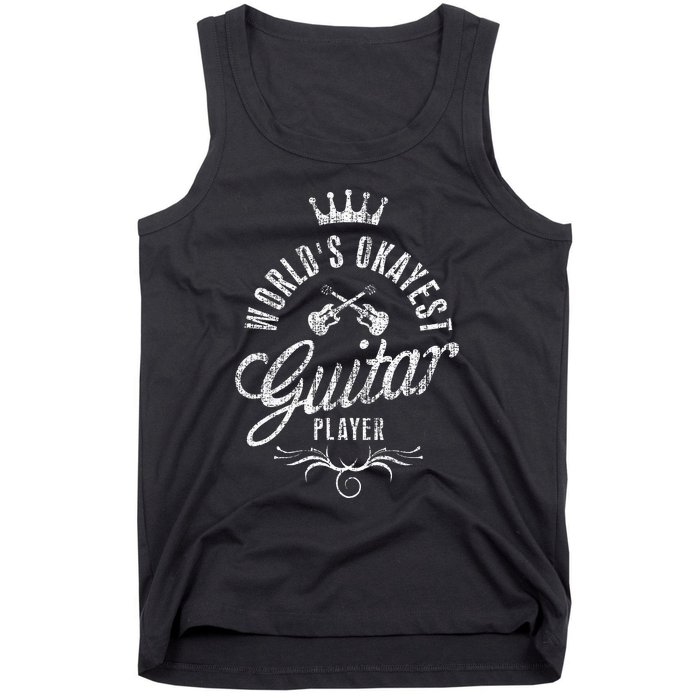 WorldS Okayest Guitar Player Tank Top