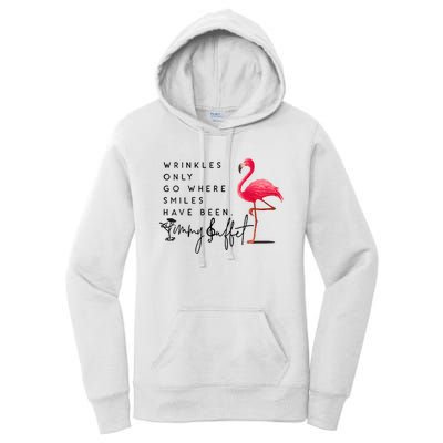 Wrinkles Only Go Where Smiles Have Been Women's Pullover Hoodie