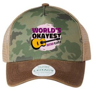 World's Okayest Guitar Player Legacy Tie Dye Trucker Hat