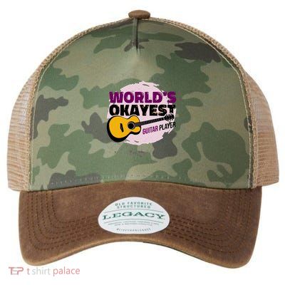 World's Okayest Guitar Player Legacy Tie Dye Trucker Hat