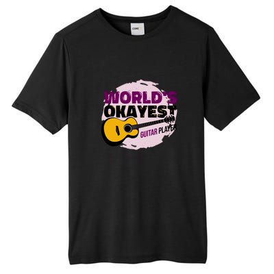 World's Okayest Guitar Player Tall Fusion ChromaSoft Performance T-Shirt