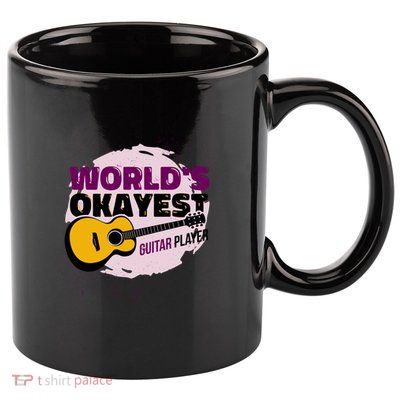 World's Okayest Guitar Player 11oz C Handle Ceramic Mug