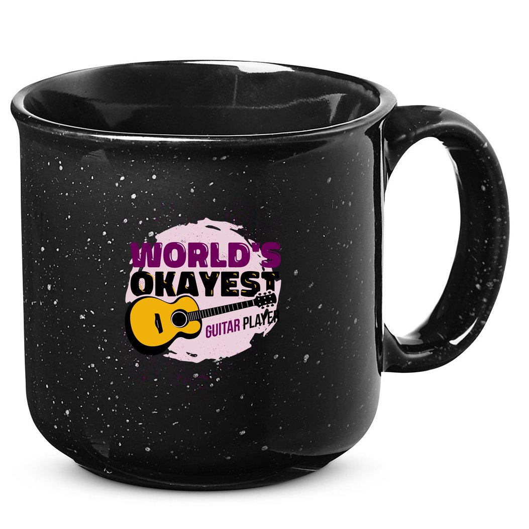 World's Okayest Guitar Player 15oz Campfire Ceramic Mug