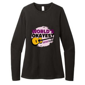 World's Okayest Guitar Player Womens CVC Long Sleeve Shirt