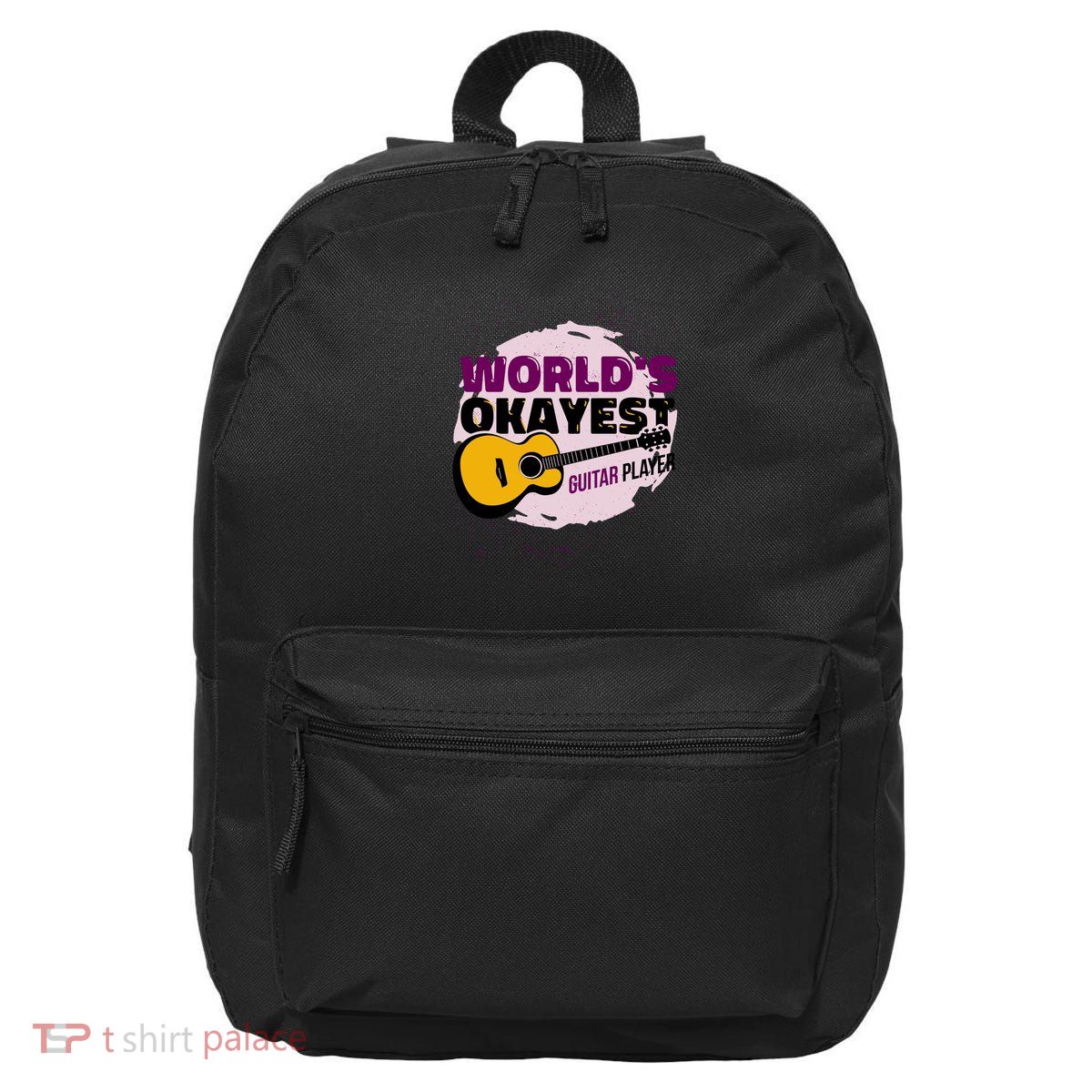 World's Okayest Guitar Player 16 in Basic Backpack