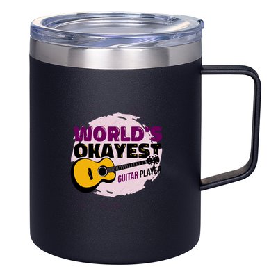 World's Okayest Guitar Player 12oz Stainless Steel Coffee Mug