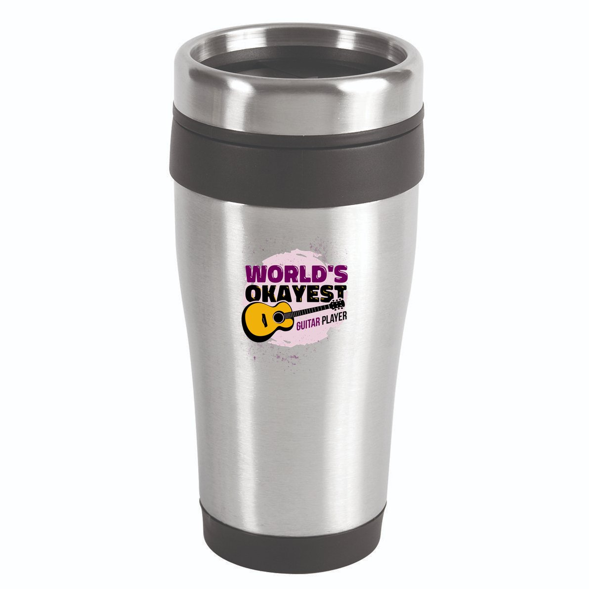 World's Okayest Guitar Player 16oz Travel Tumbler