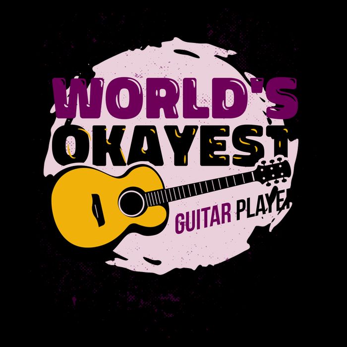 World's Okayest Guitar Player Baby Bodysuit