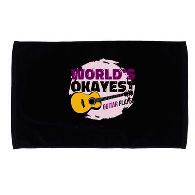 World's Okayest Guitar Player Microfiber Hand Towel