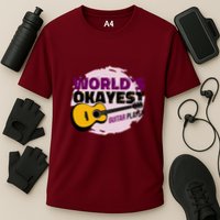 World's Okayest Guitar Player Cooling Performance Crew T-Shirt