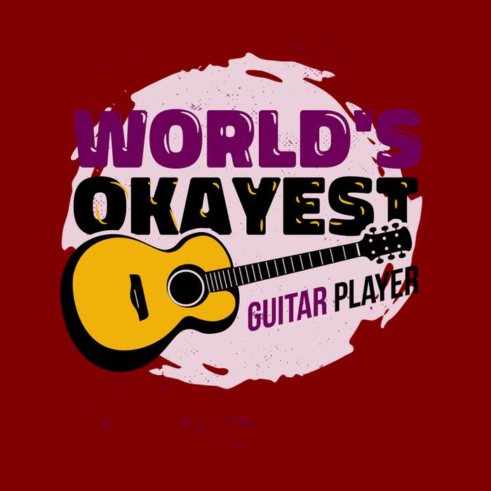 World's Okayest Guitar Player Cooling Performance Crew T-Shirt