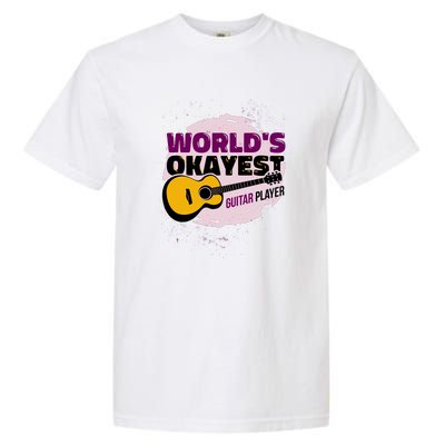 World's Okayest Guitar Player Garment-Dyed Heavyweight T-Shirt