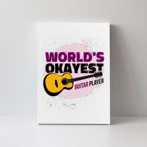 World's Okayest Guitar Player Canvas