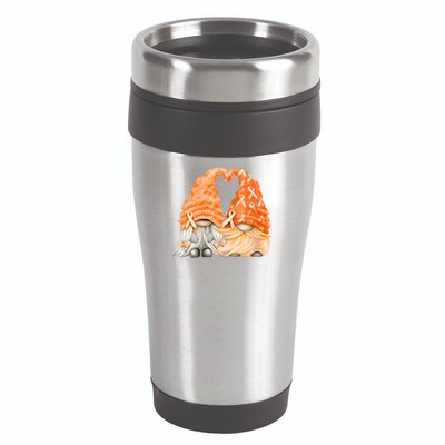 Wear Orange Gnomes For Multiple Sclerosis Awareness 16oz Travel Tumbler