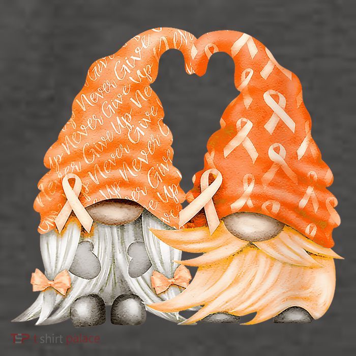 Wear Orange Gnomes For Multiple Sclerosis Awareness Vector Backpack