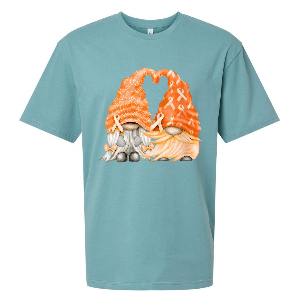 Wear Orange Gnomes For Multiple Sclerosis Awareness Sueded Cloud Jersey T-Shirt