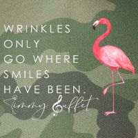 Wrinkles Only Go Where Smiles Have Been Cute Flamingo Legacy Tie Dye Trucker Hat