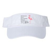 Wrinkles Only Go Where Smiles Have Been Cute Flamingo Visor