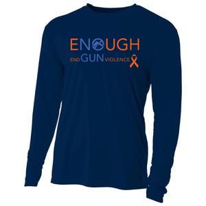 Wear Orange Gun Violence Awareness Enough End Gun Violence Cooling Performance Long Sleeve Crew