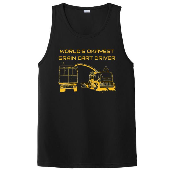 World's Okayest Grain Cart Driver funny Farming PosiCharge Competitor Tank