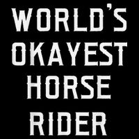 WorldS Okayest Horse Rider City Backpack
