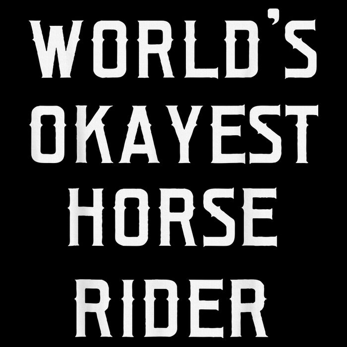 WorldS Okayest Horse Rider City Backpack