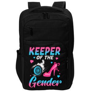 Wheels Or Heels Keeper Of The Gender Baby Reveal Party Impact Tech Backpack