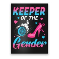 Wheels Or Heels Keeper Of The Gender Baby Reveal Party Poster