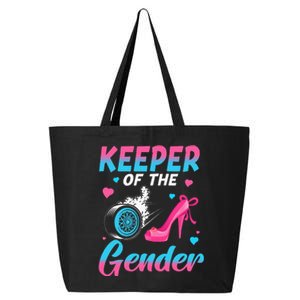 Wheels Or Heels Keeper Of The Gender Baby Reveal Party 25L Jumbo Tote