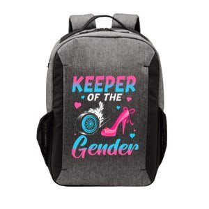 Wheels Or Heels Keeper Of The Gender Baby Reveal Party Vector Backpack