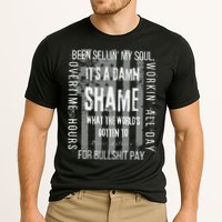 Working Overtime Hours For Bullshit Pay I Wanna Go Home Oliver Anthony Performance Shirt