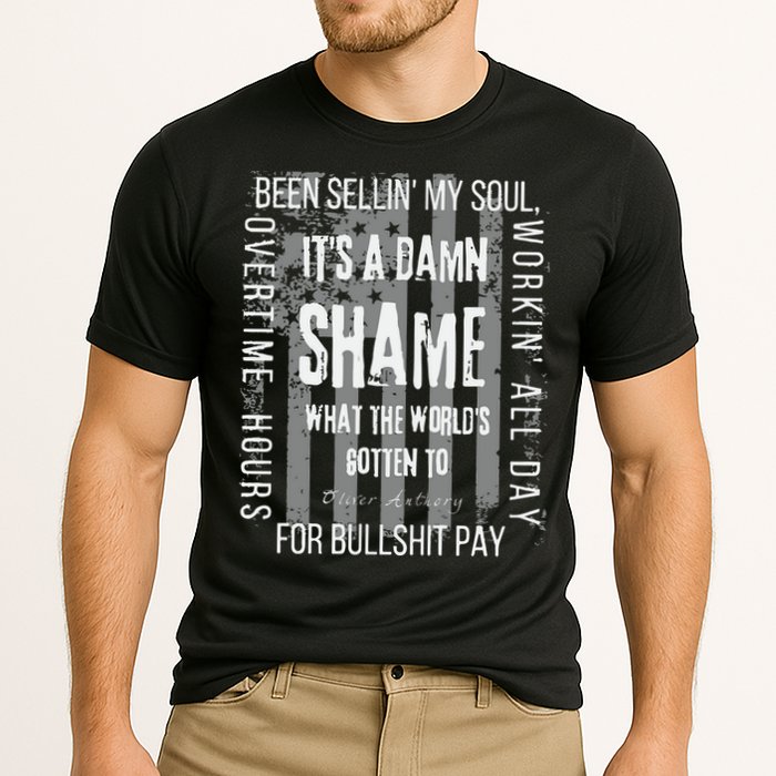 Working Overtime Hours For Bullshit Pay I Wanna Go Home Oliver Anthony Performance Shirt