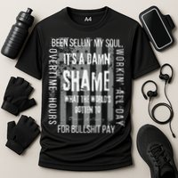 Working Overtime Hours For Bullshit Pay I Wanna Go Home Oliver Anthony Performance Shirt
