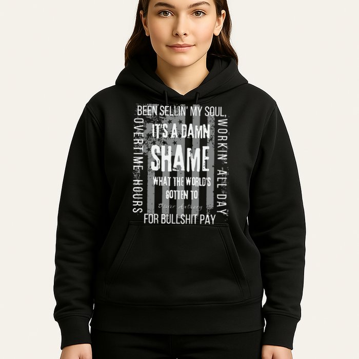 Working Overtime Hours For Bullshit Pay I Wanna Go Home Oliver Anthony Hoodie
