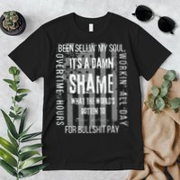 Working Overtime Hours For Bullshit Pay I Wanna Go Home Oliver Anthony Premium T-Shirt