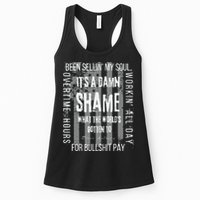 Working Overtime Hours For Bullshit Pay I Wanna Go Home Oliver Anthony Womens Tank Top